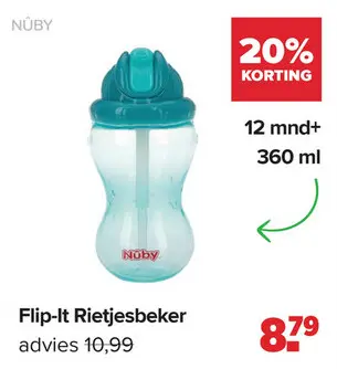 Aanbieding: Flip-It Rietjesbeker
