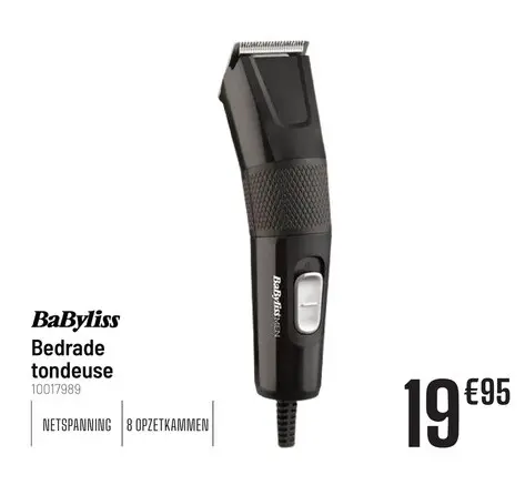 Promotie: Bedrade tondeuse