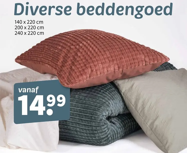 Promotie: Diverse beddengoed