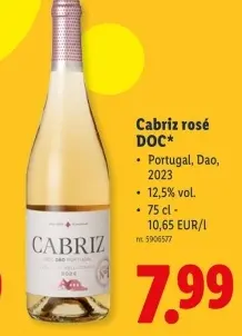 Promotie: Cabriz rosé DOC*