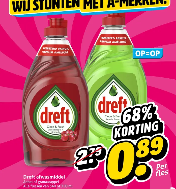 Aanbieding: afwasmiddel