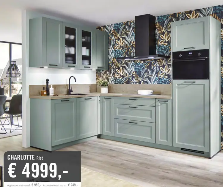 Aanbieding: Keuken CHARLOTTE Riet