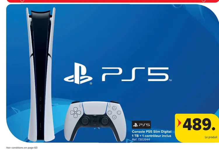Offre: Console PS5 Slim Digital