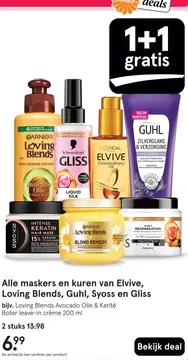 Aanbieding: Alle maskers en kuren van Elvive, Loving Blen