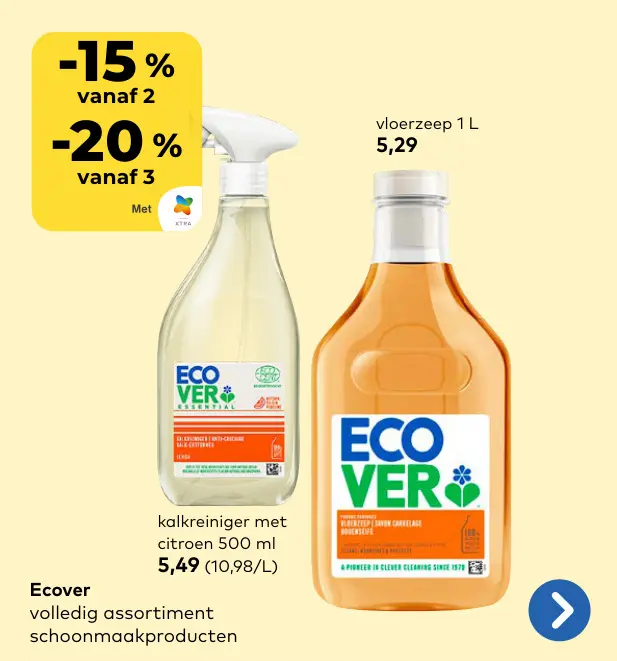 Promotie: Volledig assortiment schoonmaakproducten