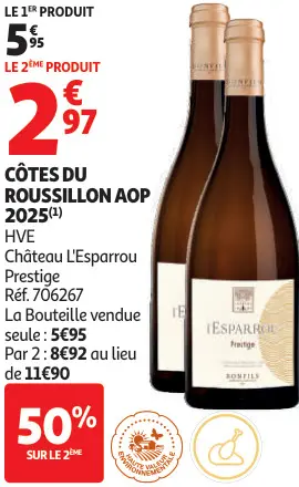 Offre: Château L'Esparrou Côtes du Roussillon AOP