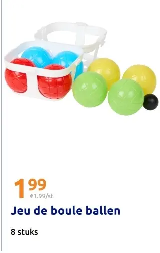 Promotie: Jeu de boule ballen