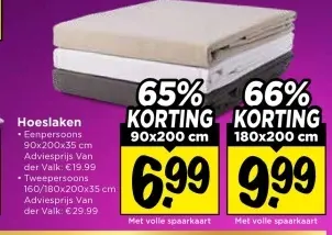 Aanbieding: Hoeslaken