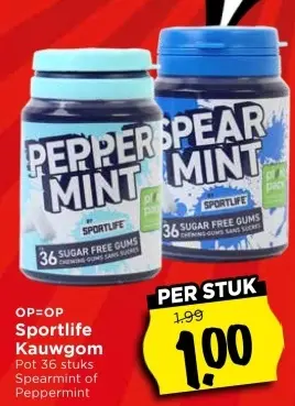 Aanbieding: Kauwgom