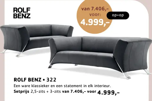 Promotie: Rolf Benz 322