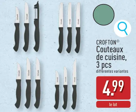 Offre: Couteaux de cuisine