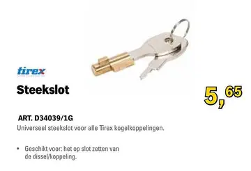 Aanbieding: Steekslot