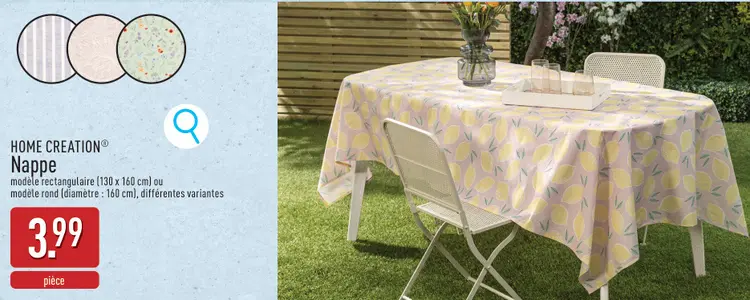 Offre: Nappe
