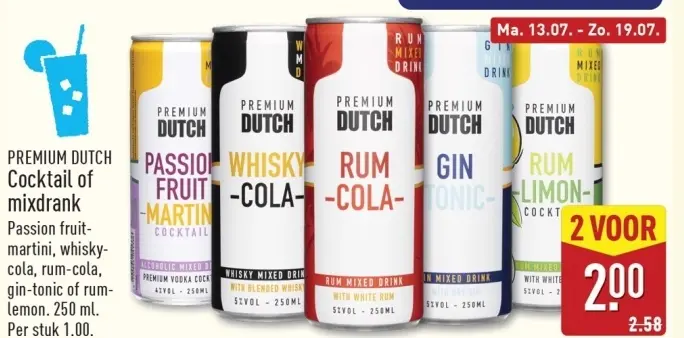 Aanbieding: Cocktail of mixdrank