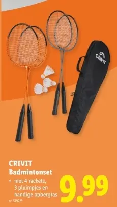 Promotie: Badmintonset
