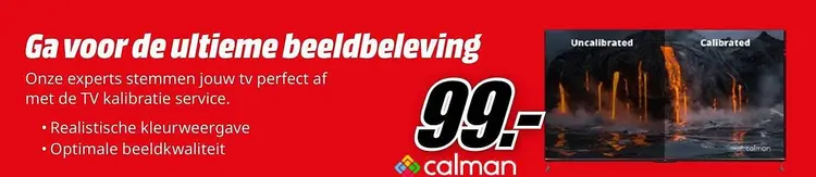 Aanbieding: TV kalibratie service