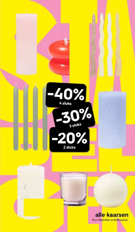 Promotie: Alle kaarsen