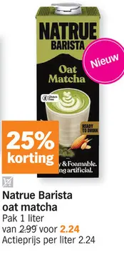 Aanbieding: Natrue Barista oat matcha