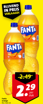 Aanbieding: Fanta orange 