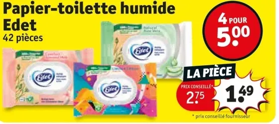 Offre: Papier-toilette humide