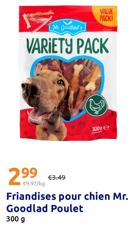 Offre: Mr. Goodlad Friandises pour chien Poulet