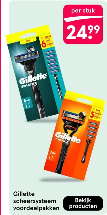 Aanbieding: Scheersysteem voordeelpakken