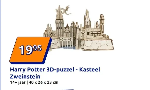 Aanbieding: Harry Potter 3D-puzzel - Kasteel Zweinstein