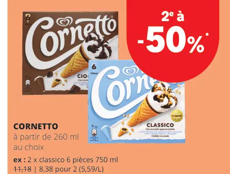Offre: Cornetto
