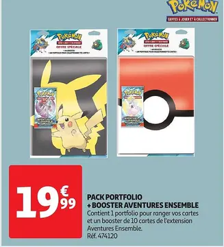 Offre: PACK PORTFOLIO + BOOSTER AVENTURES ENSEMBLE