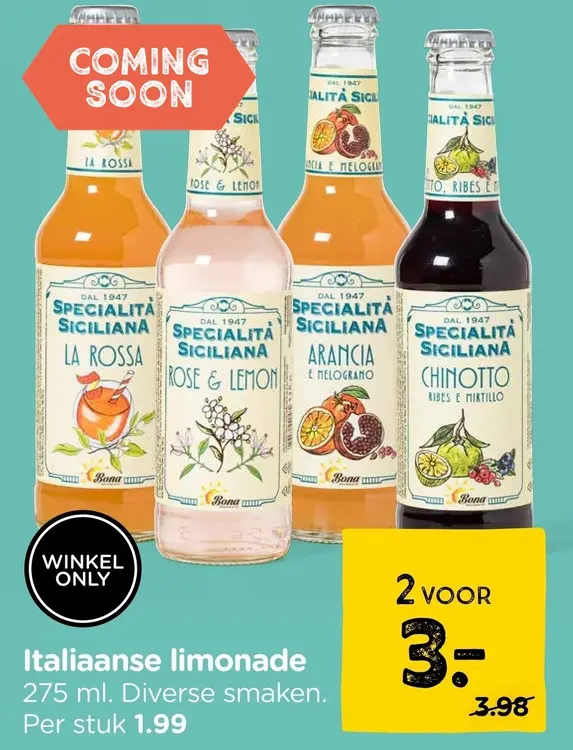 Aanbieding: Italiaanse limonade
