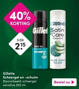 Aanbieding: Scheergel en -schuim