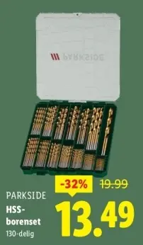 Aanbieding: PARKSIDE HSS-borenset
