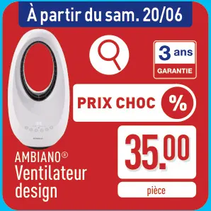 Offre: Ventilateur design