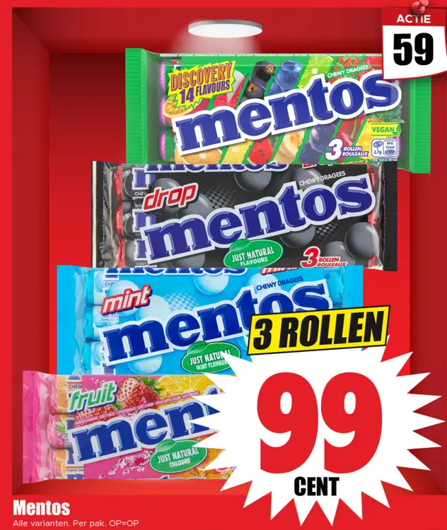 Aanbieding: Mentos