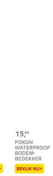 Aanbieding: WATERPROOF BODEM-BEDEKKER