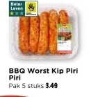 Aanbieding: BBQ Worst Kip Piri Piri