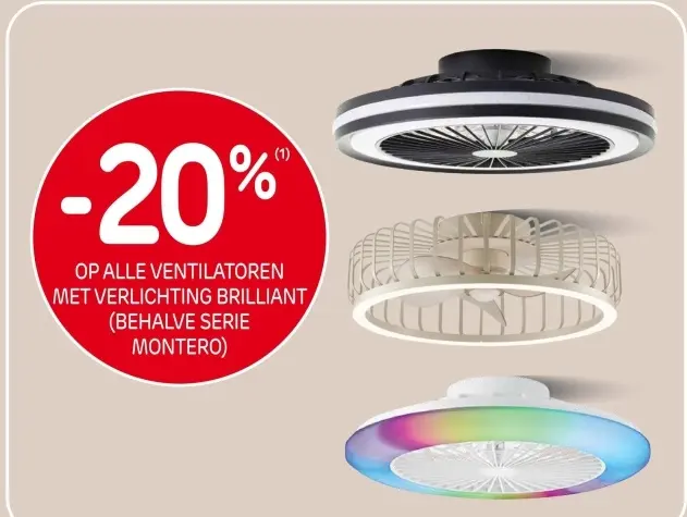 Promotie: Ventilatoren met verlichting