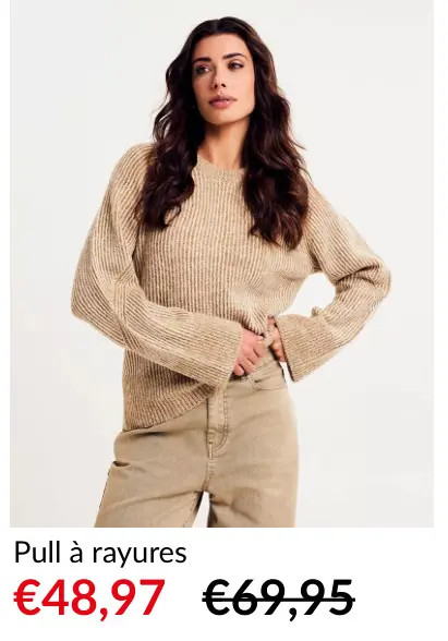 Offre: Pull à rayures