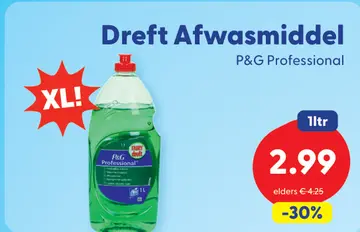 Aanbieding: Dreft Afwasmiddel