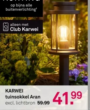 Aanbieding: tuinsokkel Aran