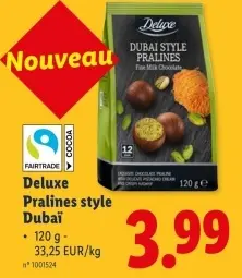 Offre: Pralines style Dubaï