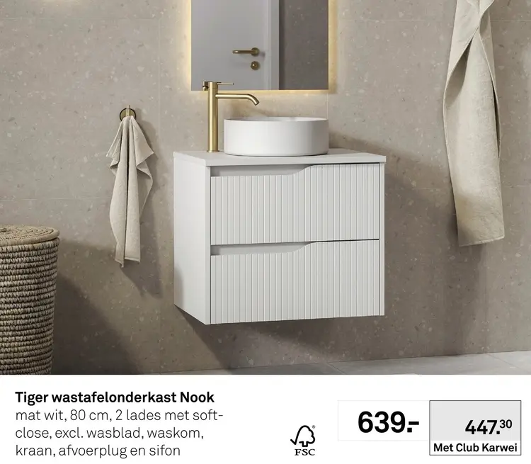 Aanbieding: Wastafelonderkast Nook