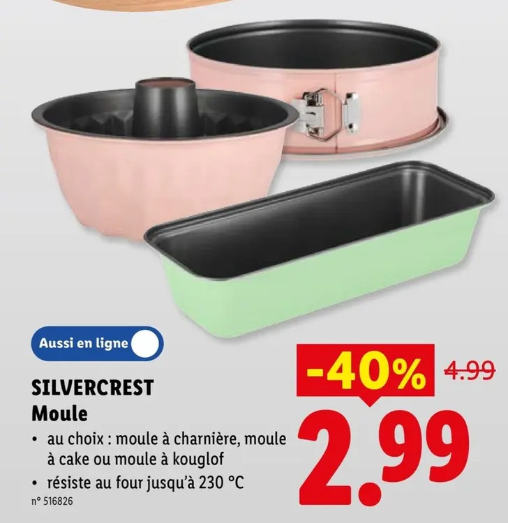 Offre: Moule