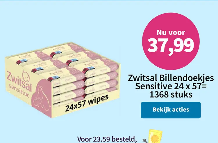 Promotie: Billendoekjes Sensitive
