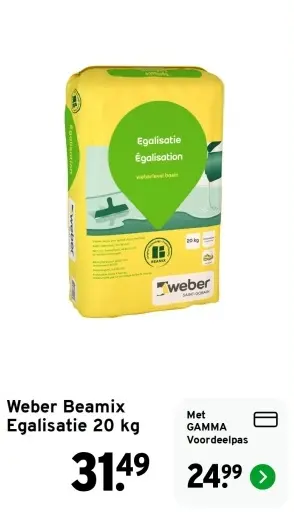 Aanbieding: Beamix Egalisatie 20 kg
