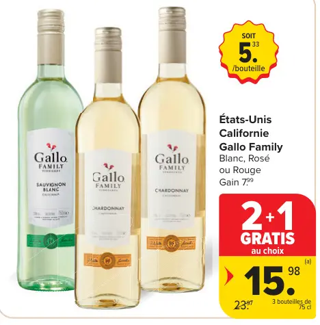 Offre: États-Unis Gallo Family
