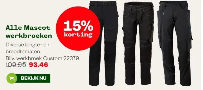 Aanbieding: Mascot werkbroeken