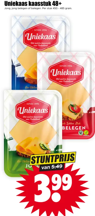 Aanbieding: Uniekaas Kaasstuk 40+