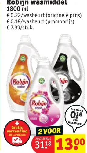 Promotie: Robijn wasmiddel