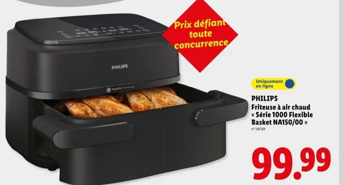 Offre: Friteuse à air chaud « Série 1000 Flexible Ba